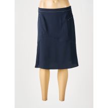 CHRISTINE LAURE - Jupe mi-longue bleu en polyester - Femme - Taille 40 - Modz