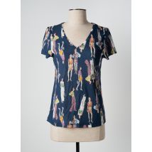 FELINO - Top bleu en viscose - Femme - Taille 46 - Modz