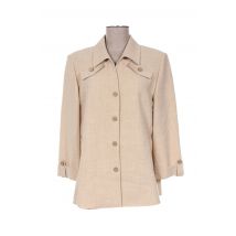 NONET - Veste casual beige en polyester - Femme - Taille 46 - Modz