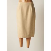 NONET - Jupe mi-longue beige en polyester - Femme - Taille 42 - Modz
