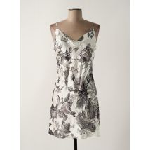 MARJOLAINE - Nuisette/combinette blanc en soie - Femme - Taille 40 - Modz