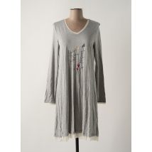 RINGELLA - Chemise de nuit gris en coton - Femme - Taille 38 - Modz