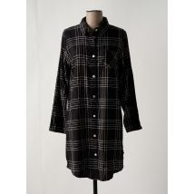 TECCIA - Chemise de nuit noir en coton - Femme - Taille 38 - Modz