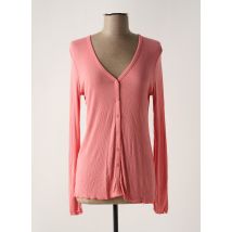 SENORETTA - Gilet manches longues rose en viscose - Femme - Taille 38 - Modz