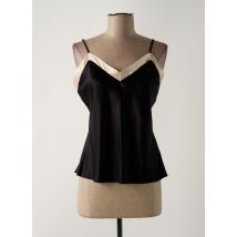 LINGADORE - Top noir en polyester - Femme - Taille 42 - Modz