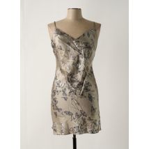 MARJOLAINE - Nuisette/combinette gris en soie - Femme - Taille 42 - Modz