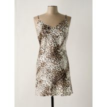 MARJOLAINE - Nuisette/combinette noir en soie - Femme - Taille 42 - Modz