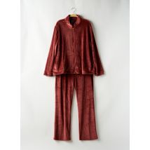 TECCIA - Ensemble pantalon orange en polyester - Femme - Taille 42 - Modz