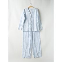 HANRO - Pyjama bleu en coton - Femme - Taille 36 - Modz