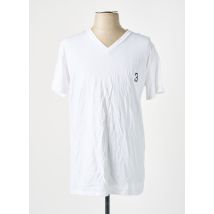LOUISA BRACQ - T-shirt blanc en coton - Homme - Taille L - Modz