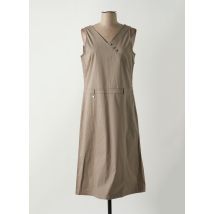 AGATHE & LOUISE - Robe mi-longue gris en coton - Femme - Taille 46 - Modz