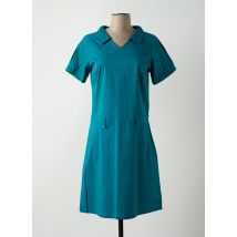 AGATHE & LOUISE - Robe mi-longue bleu en coton - Femme - Taille 38 - Modz