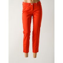 TONI - Pantalon 7/8 orange en coton - Femme - Taille 38 - Modz