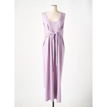 RODIER - Robe longue violet en coton - Femme - Taille 40 - Modz
