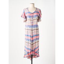 TERA BORA - Robe longue rose en viscose - Femme - Taille 36 - Modz