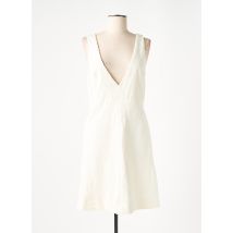 CAROLL - Robe mi-longue blanc en coton - Femme - Taille 44 - Modz