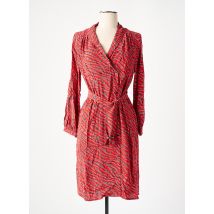 ONE STEP - Robe mi-longue rouge en cuppro - Femme - Taille 34 - Modz
