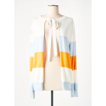 WEILL - Gilet manches longues blanc en coton - Femme - Taille 38 - Modz