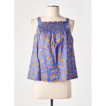 COMPTOIR DES COTONNIERS - Top bleu en lin - Femme - Taille 34 - Modz