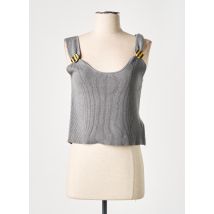 RODIER - Pull gris en coton - Femme - Taille 40 - Modz