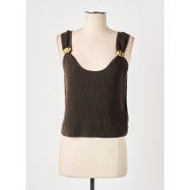 RODIER - Pull marron en coton - Femme - Taille 42 - Modz