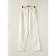 CAROLL - Pantalon droit blanc en coton - Femme - Taille 34 - Modz