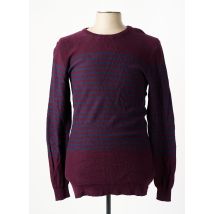 SIX VALVES - Pull violet en coton - Homme - Taille L - Modz