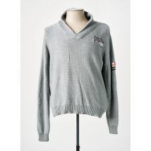 BENDORFF - Pull gris en coton - Homme - Taille XXL - Modz