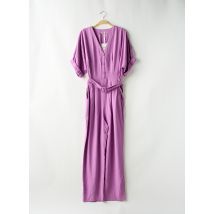FRACOMINA - Combi-pantalon violet en tencel - Femme - Taille 44 - Modz