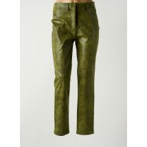 DANIELA COOL - Pantalon slim vert en polyester - Femme - Taille 40 - Modz