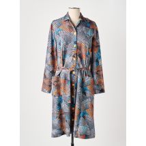 GUY DUBOUIS - Robe mi-longue bleu en polyester - Femme - Taille 38 - Modz