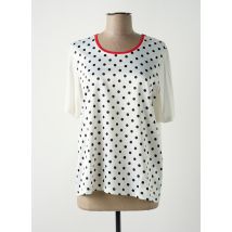 GRIFFON - T-shirt blanc en polyester - Femme - Taille 42 - Modz