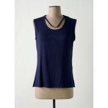 GRIFFON - Débardeur bleu en viscose - Femme - Taille 48 - Modz