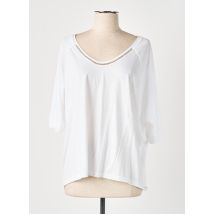 BISBIGLI - T-shirt beige en coton - Femme - Taille 40 - Modz