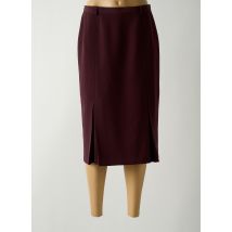 COSTURA 40 - Jupe mi-longue rouge en polyester - Femme - Taille 38 - Modz