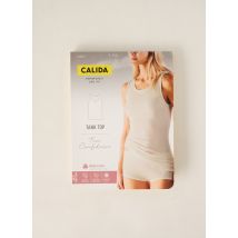 CALIDA - Top/Caraco beige en coton - Femme - Taille 56 - Modz
