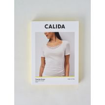 CALIDA - Top blanc en coton - Femme - Taille 56 - Modz