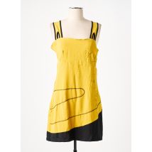 VIRGINIE & MOI - Robe courte jaune en polyester - Femme - Taille 44 - Modz
