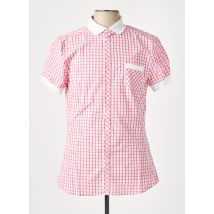 ABSOLUT JOY - Chemise manches courtes rose en coton - Homme - Taille M - Modz
