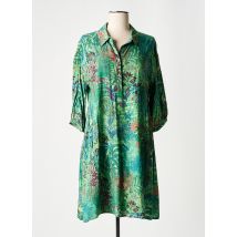 DIPLODOCUS - Robe mi-longue vert en viscose - Femme - Taille 40 - Modz