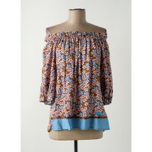 POUPEE CHIC - Blouse marron en viscose - Femme - Taille 38 - Modz