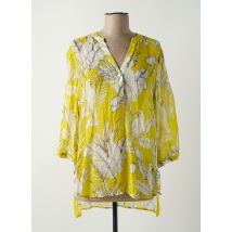 FROGBOX - Tunique manches longues jaune en viscose - Femme - Taille 46 - Modz