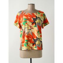 CAP JULUCA - T-shirt orange en viscose - Femme - Taille 36 - Modz