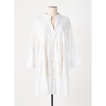 PASTUNETTE - Robe de plage blanc en coton - Femme - Taille 42 - Modz