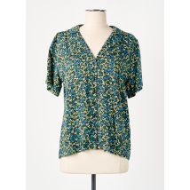 MADEMOISELLE YEYE - Chemisier bleu en viscose - Femme - Taille 38 - Modz