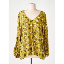 TRAFFIC PEOPLE - Top jaune en viscose - Femme - Taille 40 - Modz