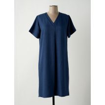 UNICA PLUS - Robe mi-longue bleu en polyester - Femme - Taille 38 - Modz