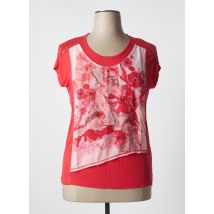 BAGORAZ - T-shirt rouge en viscose - Femme - Taille 42 - Modz