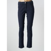 ELLE EST OU LA MER - Pantalon slim bleu en coton - Femme - Taille 38 - Modz