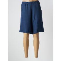 UNICA - Bermuda bleu en polyester - Femme - Taille 40 - Modz